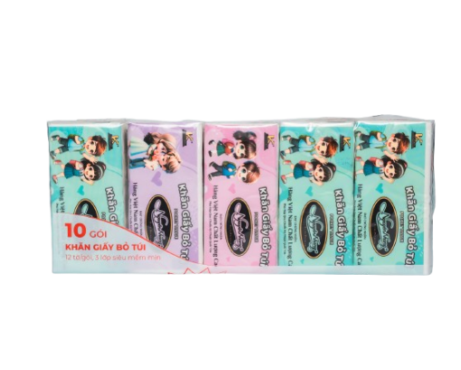 Khăn giấy bỏ túi cao cấp 3 lớp dày dặn, mềm mịn không bụi giấy - Hình ảnh 2